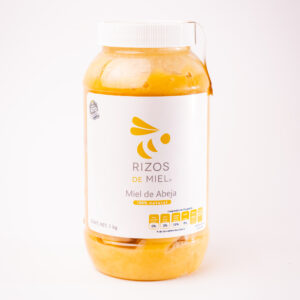 miel de abeja cruda rizos de miel – 1 kg (envase pet)