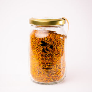 Inicio polen de abeja rizos de miel – 140 g (envase de vidrio)