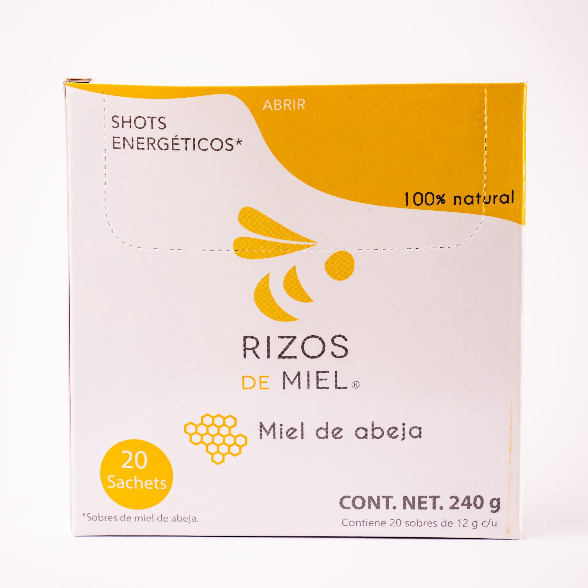 caja de shots de miel – 20 piezas caja de shots de miel – 20 piezas