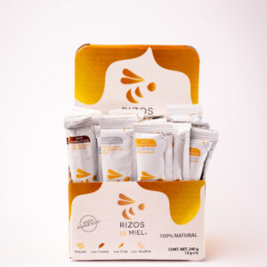 mostrador de shots energéticos de miel – 40 piezas (mix de sabores)